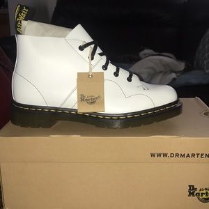 White Dr. Martens Women 12 Men 11